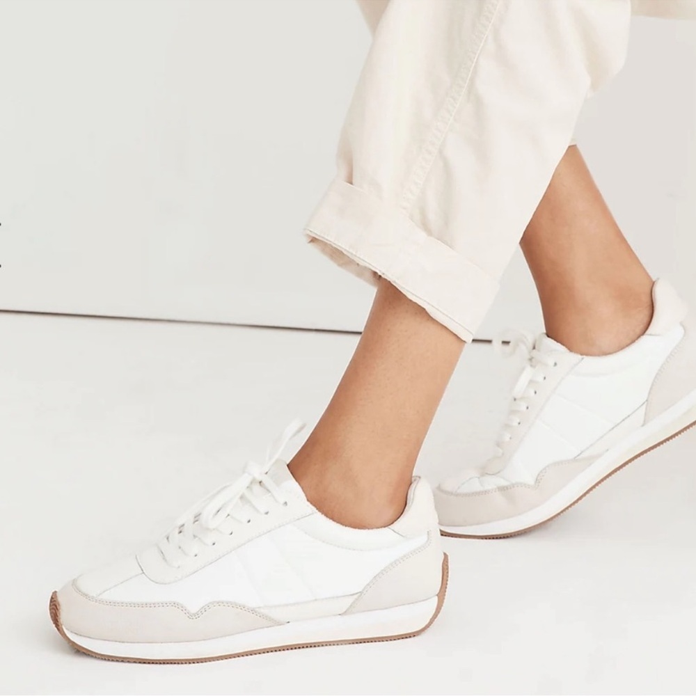 NEW Women's Madewell White and neutral Sneakers